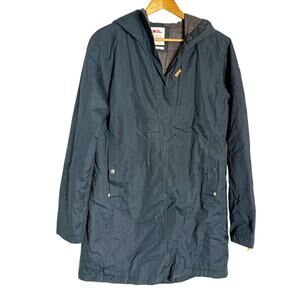 Fjallraven Blue Kiruna Padded Insulated Outdoor Winter Parka Coat Size Large